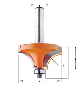 Vente de Fraises pour quart de rond - R : 3 - D : 18.7 - l : 12.7 - S : 8 - Rotation : DROITE CMT, numéro 3475 / cmt_93918711 à 