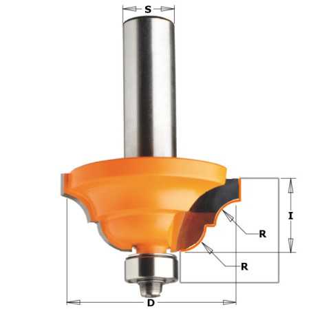 Vente de Fraises pour moulures décoratives - R : 4 - D : 33.4 - l : 13 - S : 12 - Rotation : DROITE CMT, numéro 3496 / cmt_94178