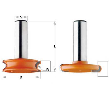 Vente de Jeux de fraises pour moulures décoratives - R : 3.2 - D : 38 - S : 12 - Rotation : DROITE CMT, numéro 3552 / cmt_955701