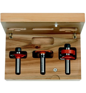 Vente de Coffrets de 3 fraises pour le logement de joints portes en verre - S : 8 - Rotation : DROITE CMT, numéro 3554 / cmt_955