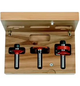 Vente de Coffrets de 3 fraises pour le logement de joints portes en verre - S : 8 - Rotation : DROITE CMT, numéro 3554 / cmt_955