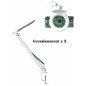 Lampe loupe LED Hegner + support