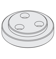 Vente de Collerettes pour mandrins - Mâle - Plateau en aluminium pour mandrins 183.250 - D : 69.5 CMT, numéro 3687 / cmt_9925010