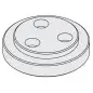 Collerettes pour mandrins - Mâle - Plateau en aluminium pour mandrins 183.250 - D : 69.5