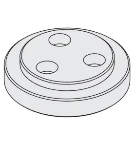 Vente de Collerettes pour mandrins - Mâle - Plateau en aluminium pour mandrins 183.250 - D : 69.5 CMT, numéro 3687 / cmt_9925010