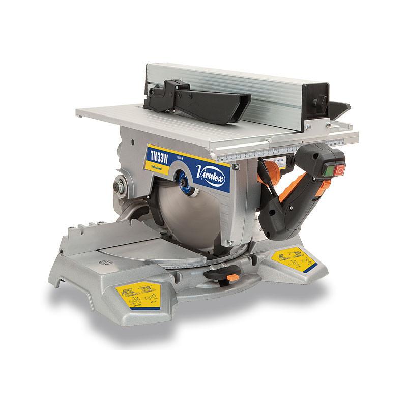 Scie à onglet avec table supérieure et laser TM33W Virutex Scie à onglet avec table supérieure et laser TM33W Virutex