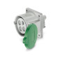 Prise de courant à encastrer - 16A - Supérieur à 50V - 3 PH+T Référence 30728141008 Fein