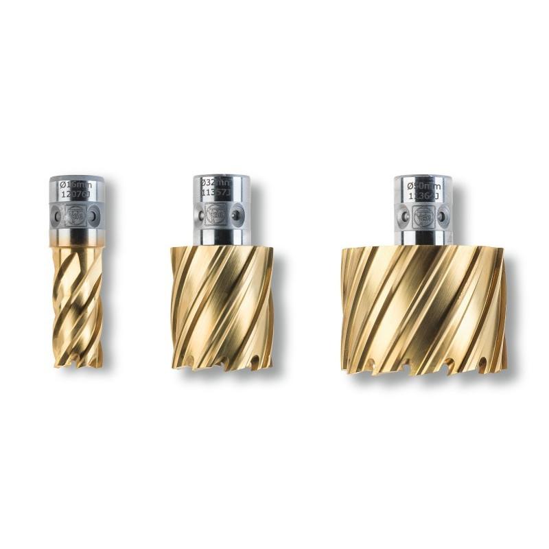 Fraise HSS+TiN Dura 50 QuickIN - Ø13x50mm Référence 63133130068 Fein Fraise HSS+TiN Dura 50 QuickIN - Ø13x50mm Référence 63133130068 Fein