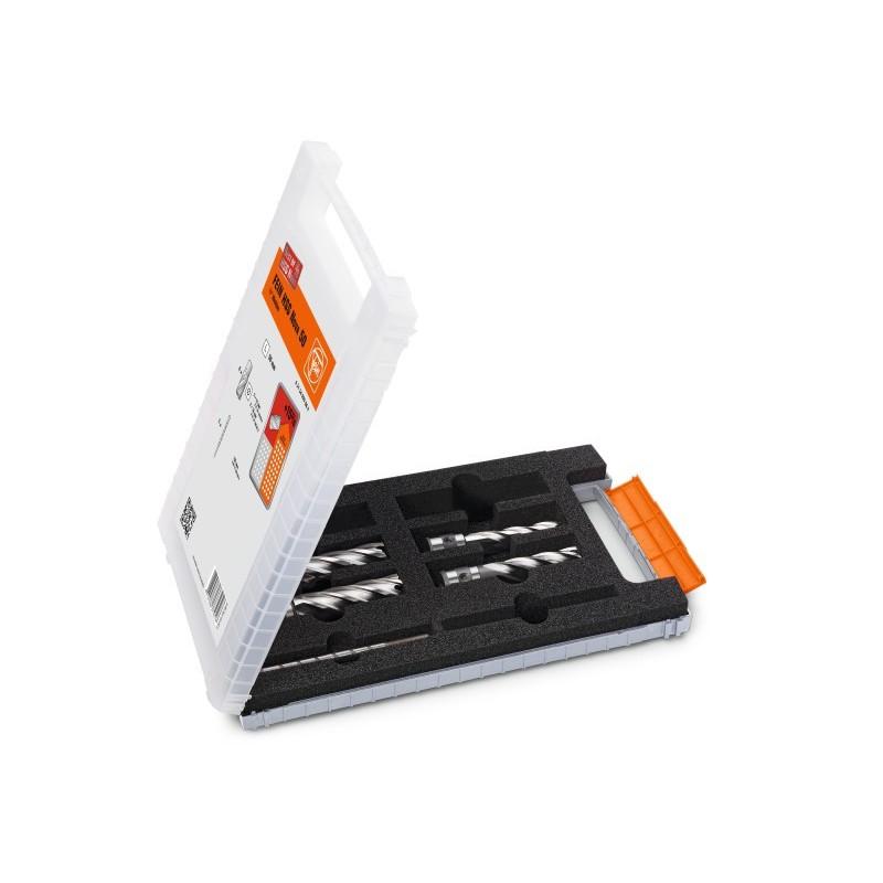 Set d’accessoires - Best of cutters HSS Nova 25 Weldon 3/4" - 2 x Ø14x25 et 2 x Ø18x25mm Référence 63134999062 Fein Set d’accessoires - Best of cutters HSS Nova 25 Weldon 3/4" - 2 x Ø14x25 et 2 x Ø18x25mm Référence 63134999062 Fein