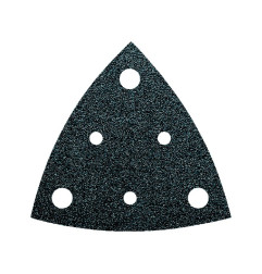 Feuille abrasive triangulaire perforée - Grain 36 - Pack de 50 Référence 63717107011 Fein