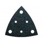 Feuille abrasive triangulaire perforée - Grain 80 - Pack de 5 Référence 63717110043 Fein
