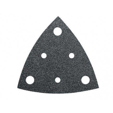 Feuille abrasive triangulaire perforée zircon 80mm - Grain 40 - Pack de 35 Référence 63717236010 Fein