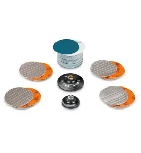Vente de Set acier inoxydable pour la préparation au polissage de surface / tubes / profilés Référence 63806193040 Fein Fein, nu