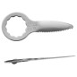 Couteau droit denté plate 35mm - Pack de 2 Référence 63903073011 Fein Couteau droit denté plate 35mm - Pack de 2 Référence 63903073011 Fein