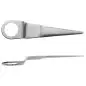 Couteau droit denté en forme de Z 60mm - Pack de 2 Référence 63903081013 Fein Couteau droit denté en forme de Z 60mm - Pack de 2 Référence 63903081013 Fein