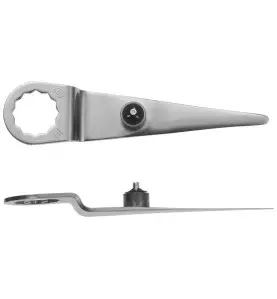 Vente de Couteau droit en forme de Z 58mm avec butée fixe - Pack de 2 Référence 63903097018 Fein Fein, numéro 43772 / fein_63903