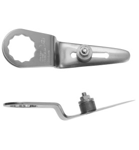 Vente de Couteau droit en forme de Z 16-43mm avec butée réglable - Pack de 2 Référence 63903143013 Fein Fein, numéro 43803 / fei