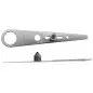 Couteau droit plat 42-60mm avec butée réglable - Pack de 2 Référence 63903182015 Fein