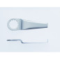 Couteau droit angulaire 20/35mm - Pack de 2 Référence 63903203013 Fein