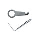 Couteau incurvé denté en forme de L 38mm - Pack de 2 Référence 63903209014 Fein