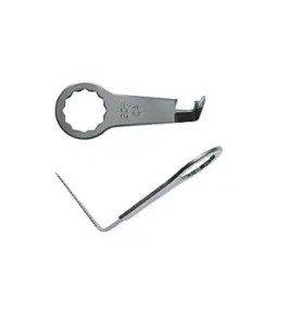 Vente de Couteau incurvé denté en forme de L 38mm - Pack de 2 Référence 63903209014 Fein Fein, numéro 43862 / fein_63903209014 à