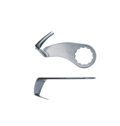 Vente de Couteau incurvé renforcé dentelée en forme de U 25.5mm - Pack de 2 Référence 63903211015 Fein Fein, numéro 43864 / fein