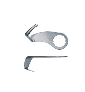 Vente de Couteau incurvé renforcé dentelée en forme de U 25.5mm - Pack de 2 Référence 63903211015 Fein Fein, numéro 43864 / fein