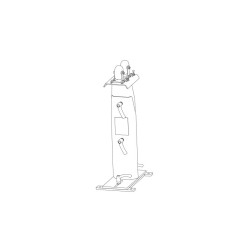 Chandelle guide tubeINF1000mm Ø10-130mm Référence 69902180600 Fein