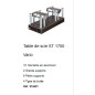 Table de scie ST 1700 Vario