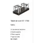 Table de scie ST 1700 Vario