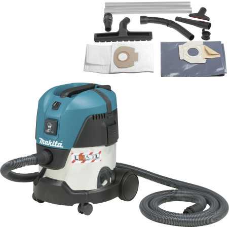 Aspirateur 15 l 1000 W 210 mbar ( kit d'accessoires) MAKITA VC2012L