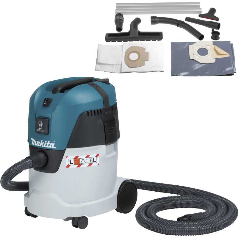Aspirateur 21 l 1000 W 210 mbar MAKITA VC2512L Aspirateur 21 l 1000 W 210 mbar MAKITA VC2512L