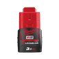 M12 B3 - 12V 3,0Ah Red Lithium - système M12 M12 B3 - 12V 3,0Ah Red Lithium - système M12