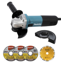 Meuleuse  Ø 125 mm 840 W ( kit d'accessoires) Makita ref 9558HNRGK1