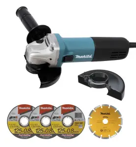 Meuleuse Ø 125 mm 840 W ( kit d'accessoires) Makita ref 9558HNRGK1