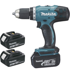 Perceuse visseuse 18 V Li-Ion 3 Ah Ø 13 mm (3 batteries) Makita ref DDF453SFE3