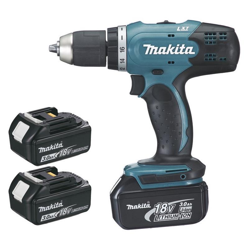 Perceuse visseuse 18 V Li-Ion 3 Ah Ø 13 mm (3 batteries) Makita ref DDF453SFE3