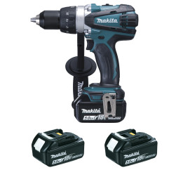 Perceuse visseuse 18 V Li-Ion 5 Ah Ø 13 mm (3 batteries) Makita ref DDF458RT3J