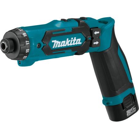 Tournevis 7,2 V Li-Ion 1,5 Ah 5,6 Nm Makita ref DF012DSE