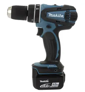 Perceuse visseuse à percussion 14,4 V Li-Ion 4 Ah Ø 13 mm Makita ref DHP446RMJ