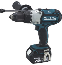 Perceuse visseuse à percussion 18 V Li-Ion 4 Ah Ø 13 mm  Makita ref DHP451RMJ