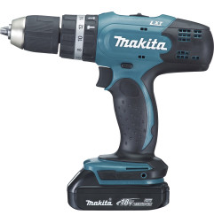 Perceuse visseuse à percussion 18 V Li-Ion 1,5 Ah Ø 13 mm Makita ref DHP453RYJ