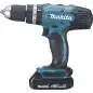 Perceuse visseuse à percussion 18 V Li-Ion 1,5 Ah Ø 13 mm MAKITA DHP453RYJ