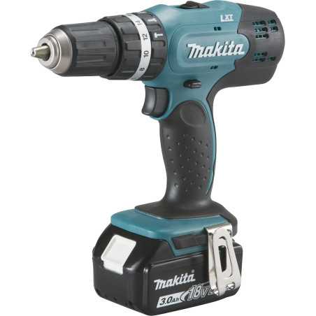 Perceuse visseuse à percussion 18 V Li-Ion 3 Ah Ø 13 mm  Makita ref DHP453SFE