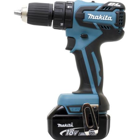 Perceuse visseuse à percussion 18 V Li-Ion 4 Ah Ø 13 mm MAKITA DHP459RMJ