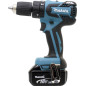 Perceuse visseuse à percussion 18 V Li-Ion 4 Ah Ø 13 mm MAKITA DHP459RMJ