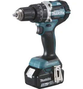 Perceuse visseuse à percussion 18 V Li-ion 5 Ah Ø 13 mm Makita ref DHP484RTJ