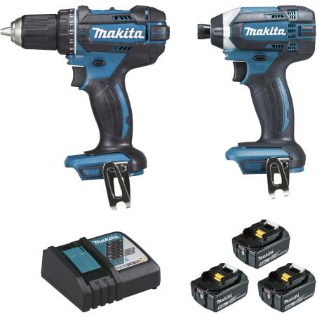 Ensemble de 2 machines 18 V Li-Ion 5 Ah (DDF482 + DTD152) MAKITA DLX2127TJ1