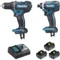 Ensemble de 2 machines 18 V Li-Ion 5 Ah (DDF482 + DTD152) MAKITA DLX2127TJ1