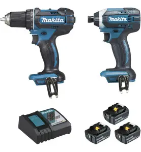 Ensemble de 2 machines 18 V Li-Ion 5 Ah (DDF482 + DTD152) Makita ref DLX2127TJ1